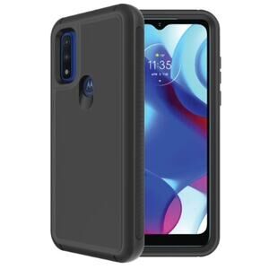 Onn Rugged Phone Case For Motorola moto g PURE & moto g GO, Black, NWT